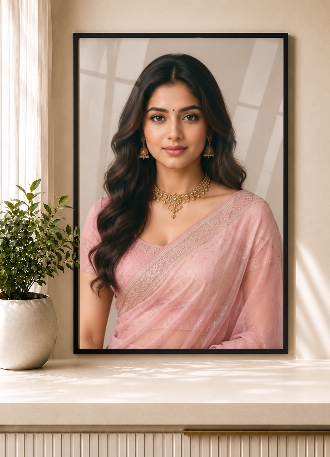 Transparent Acrylic Poster - Portrait