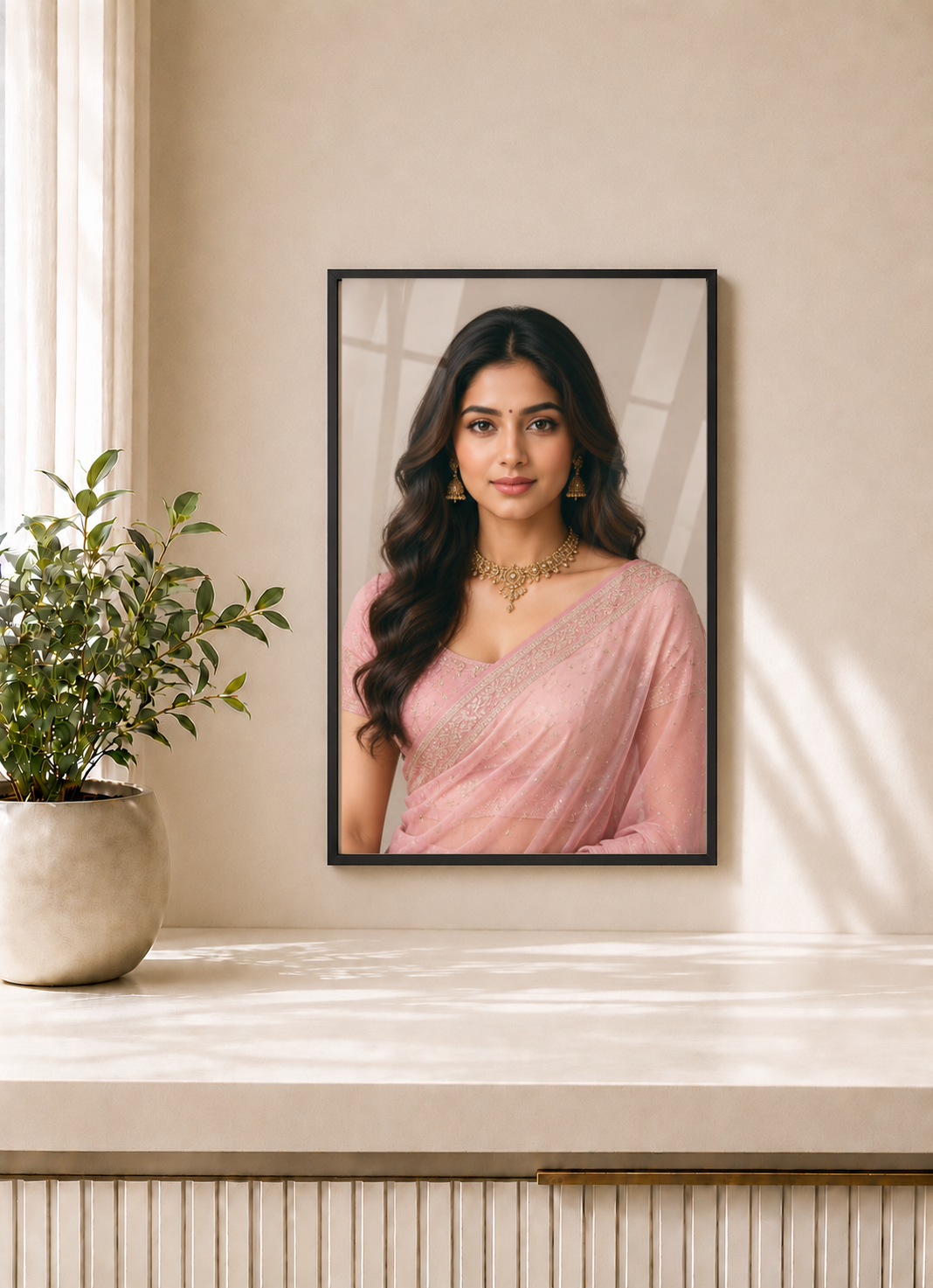 Transparent Acrylic Poster - Portrait