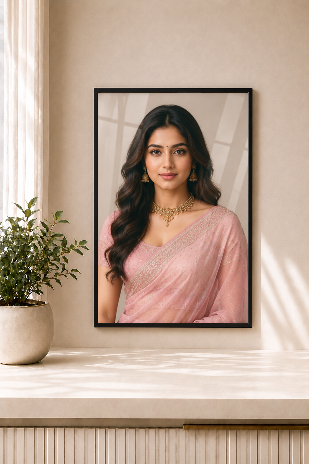Transparent Acrylic Poster - Portrait