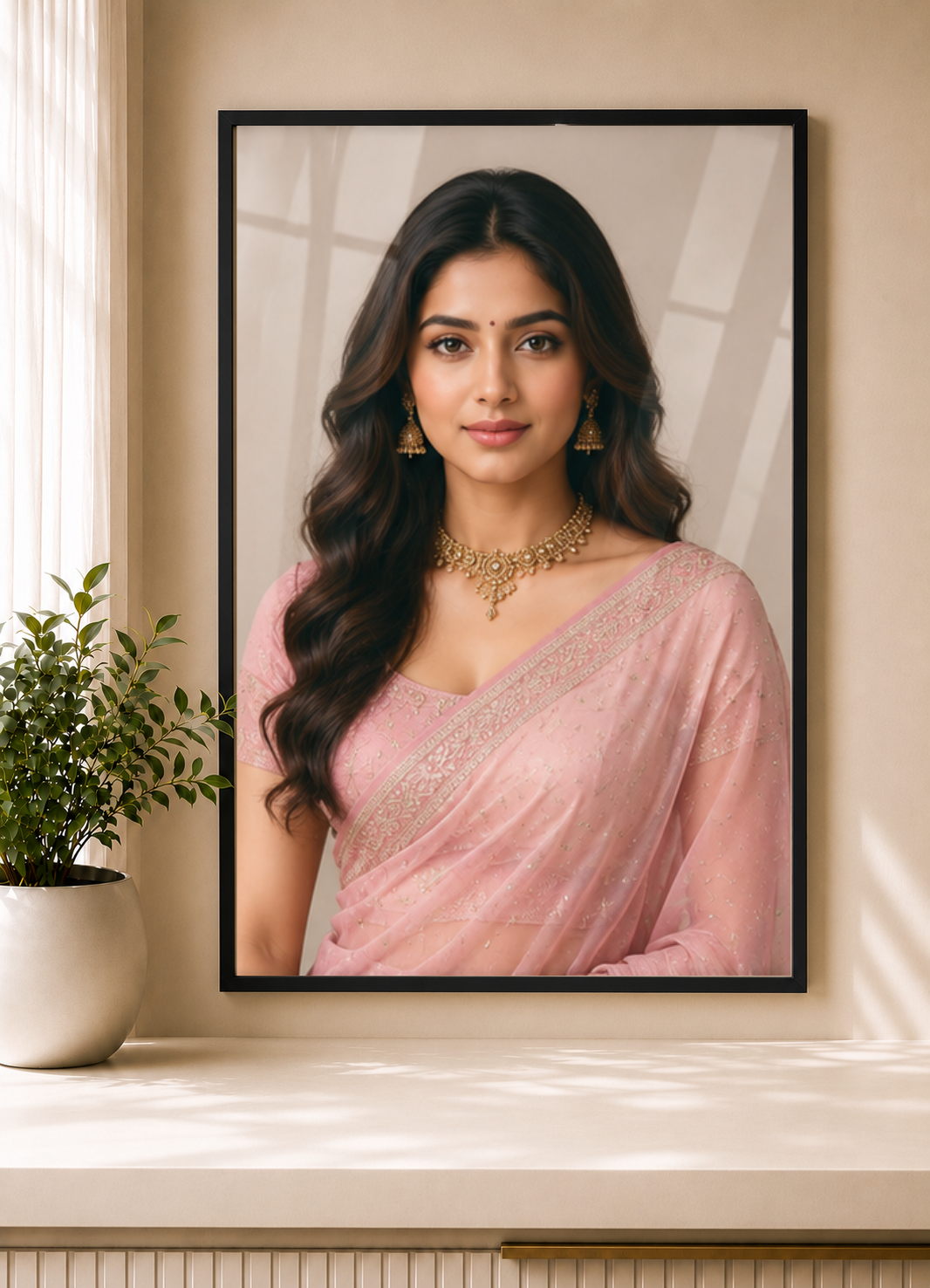 Transparent Acrylic Poster - Portrait