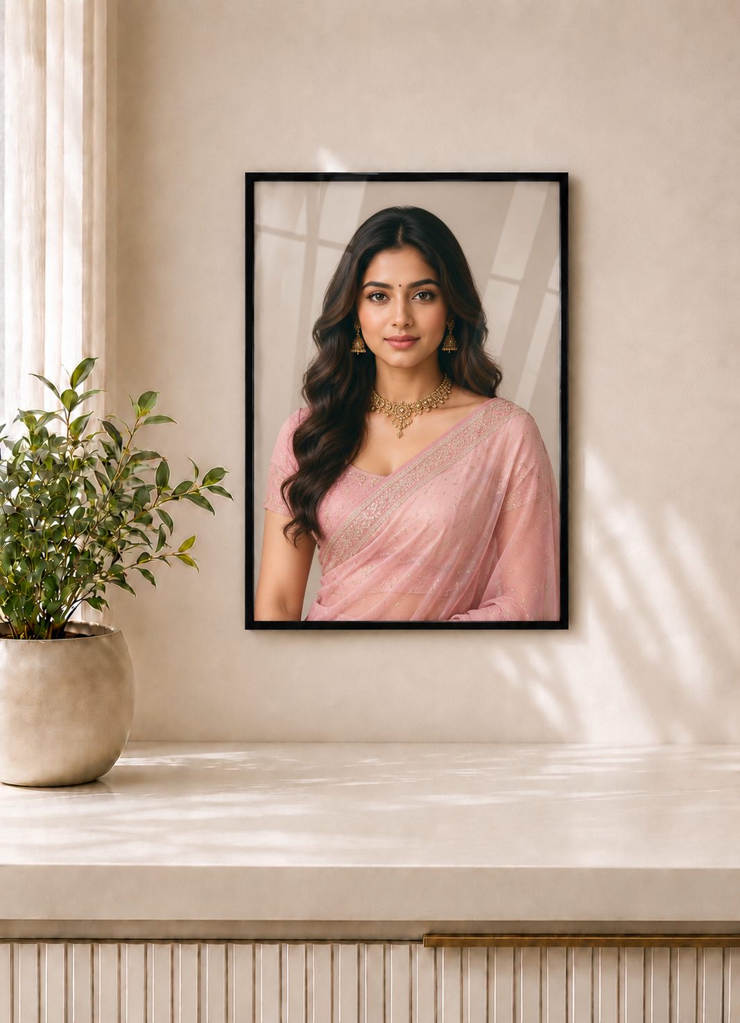 Transparent Acrylic Poster - Portrait